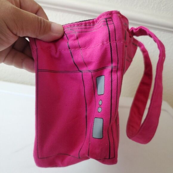 Vintage III Parcel Boombox Speaker Handbag Audio Shoulder Tote Bag Y2K Pink - Picture 11 of 16